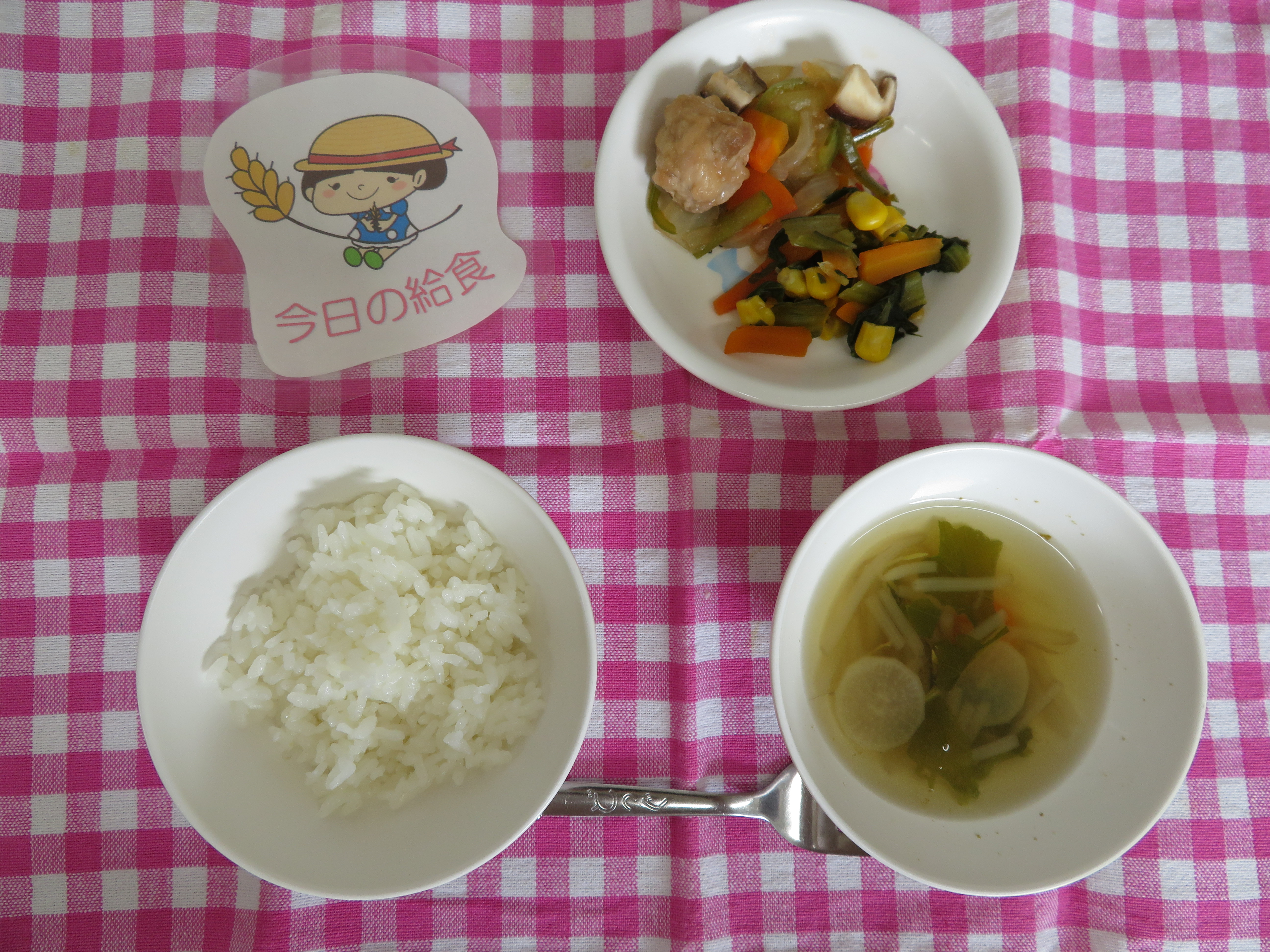 ☆今日のつむぎ保育園の給食☆