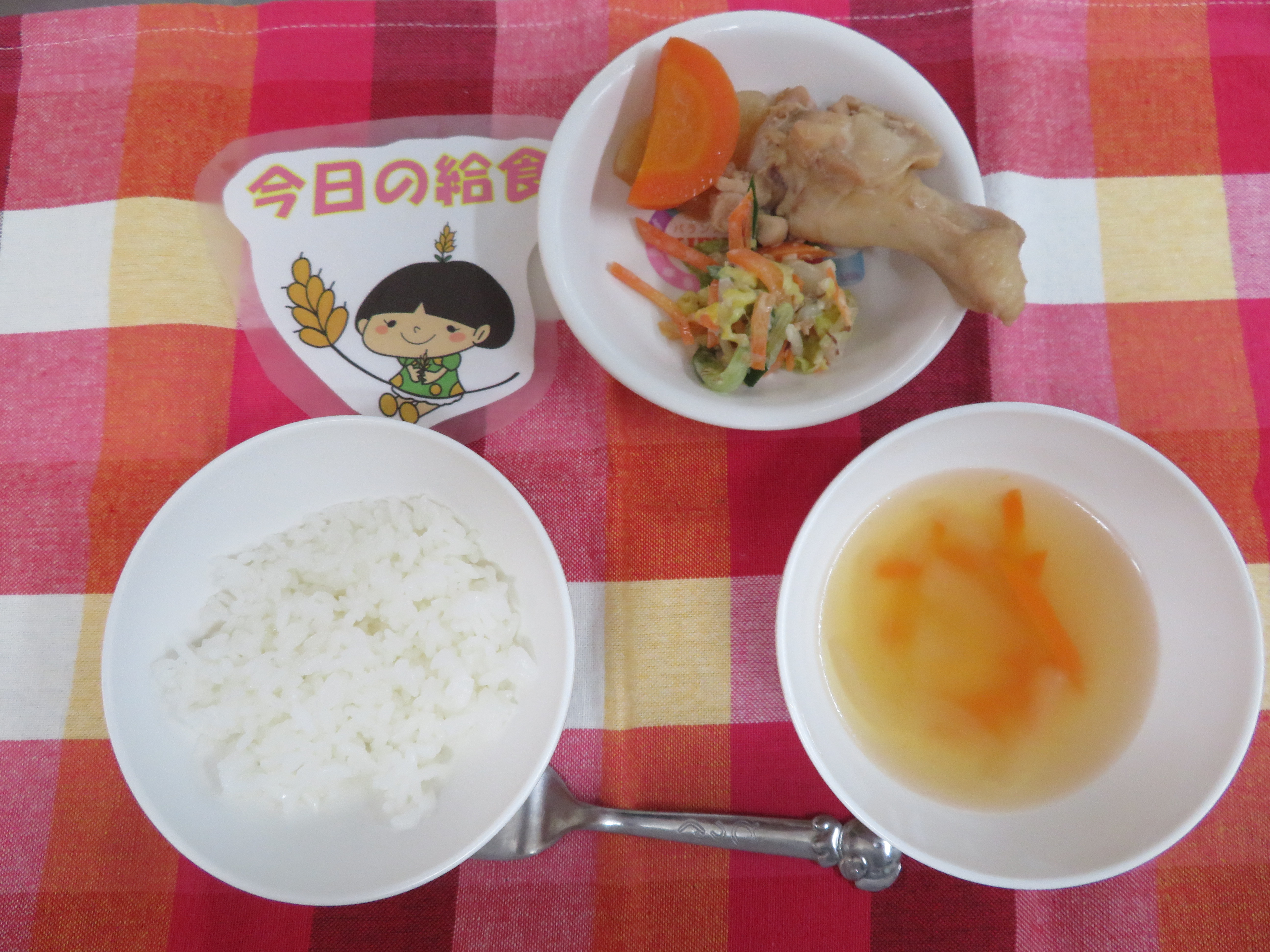 ☆今日のつむぎ保育園の給食☆